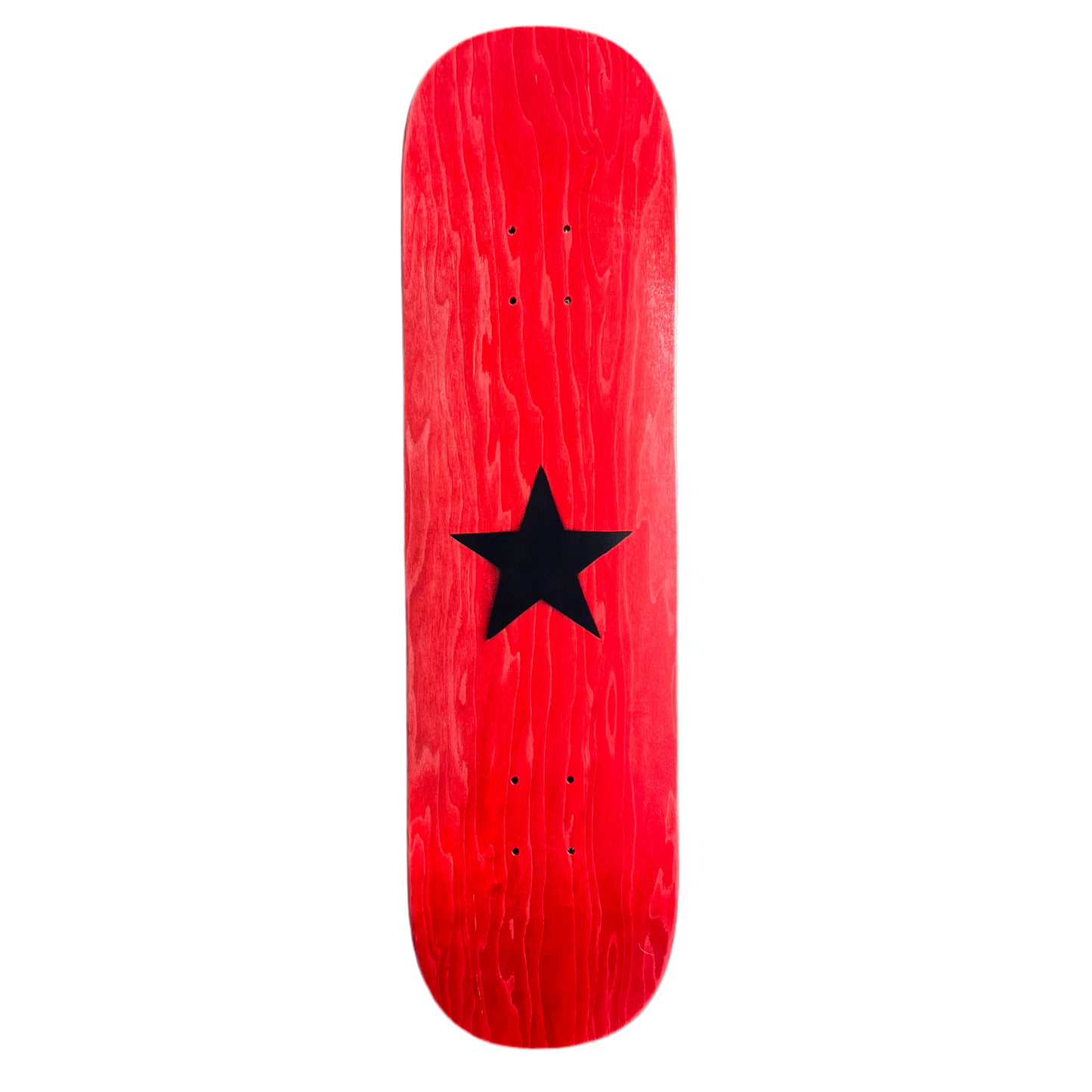 Stardust Matte Black Star Deck 003 8.25" Red (Full Cut)