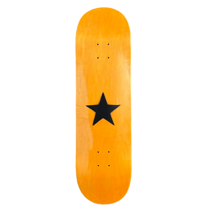 Stardust Matte Black Star Deck 003 8.75" Yellow (Standard Cut)