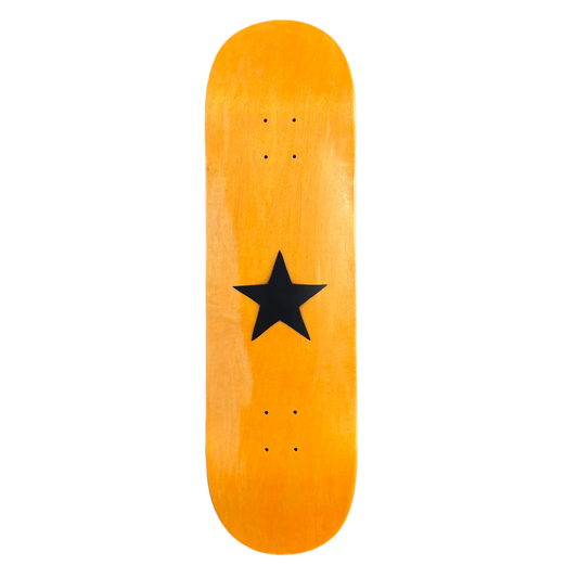 Stardust Matte Black Star Deck 003 8.75" Yellow (Standard Cut)