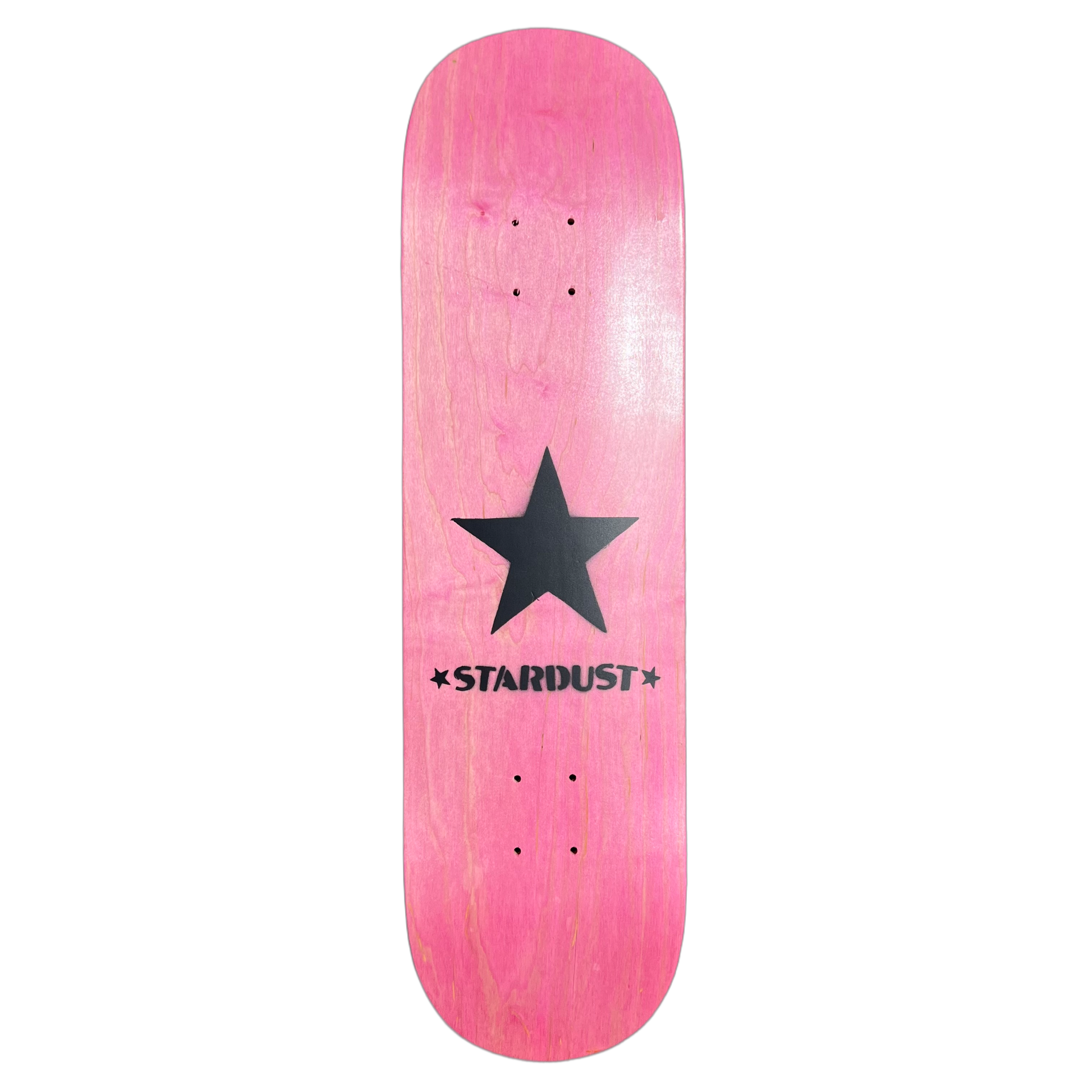 Stardust Matte Black Star Deck 8.5" Pink (Full Cut)