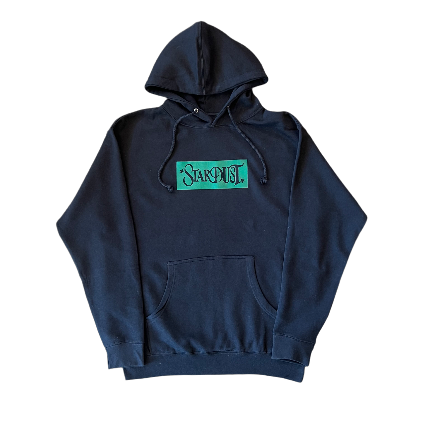 Stardust Skate Shop Wanderlust Box Heavyweight Hoody 029 Black / Kelly Green