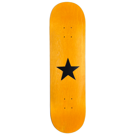 Stardust Matte Black Star Deck 003 8.375" Yellow (Standard Cut)