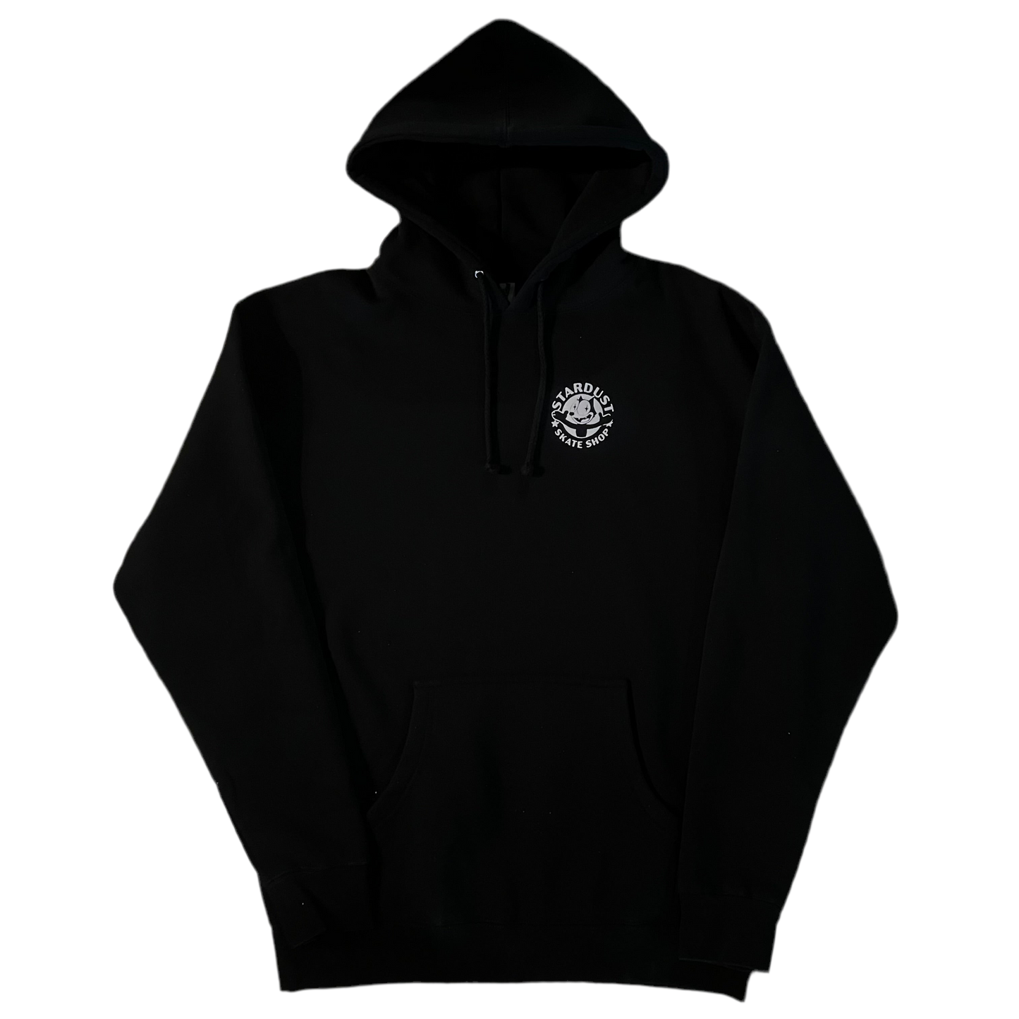 Stardust Skate Shop Felix Heavyweight Pullover Hoody 012 Black / White