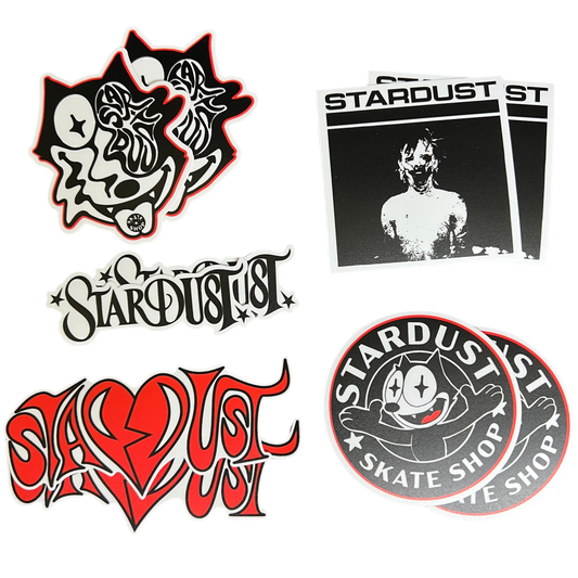 Stardust Skate Shop Sticker Pack 001 (Five Designs / Ten Stickers)