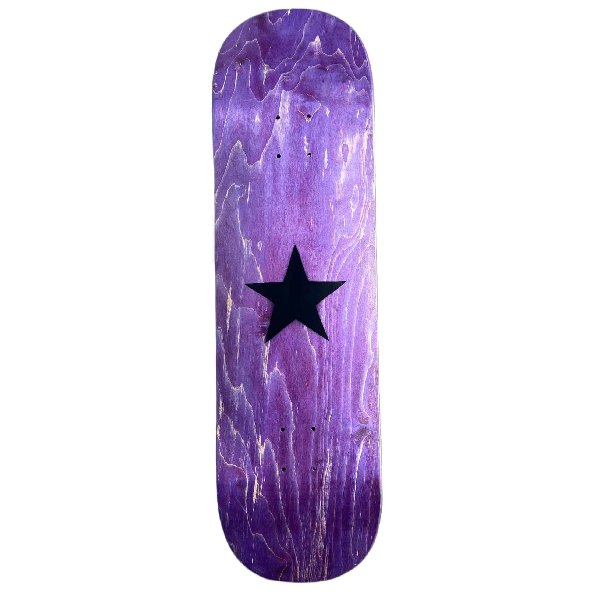 Stardust Matte Black Star Deck 003 8.75" Purple (Full Cut)