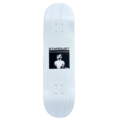 Stardust "Mask" Deck 023 8.75" Matte White / Matte Black (Standard Cut) (Screenprinted)