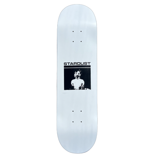 Stardust "Mask" Deck 023 8.75" Matte White / Matte Black (Standard Cut) (Screenprinted)