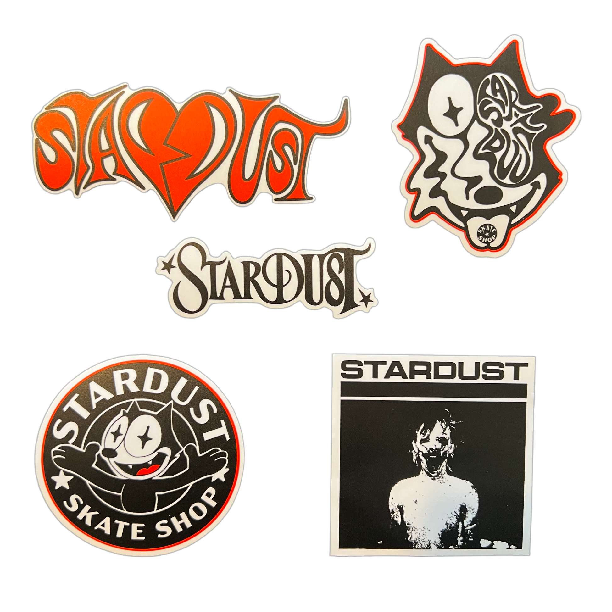 Stardust Skate Shop Sticker Pack 001