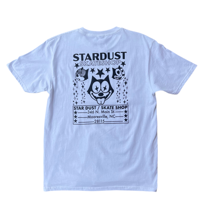 Stardust Skate Shop Felix Tee 012 White / Black