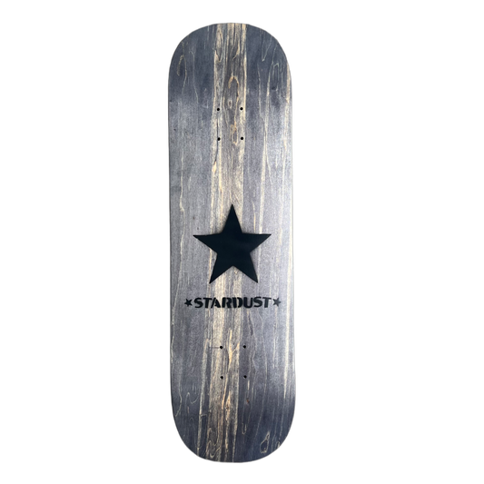 Stardust Matte Black Star Deck 8.75" Charcoal (Full Cut)