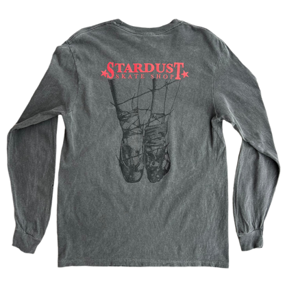 Stardust Skate Shop "Ballerina" Long Sleeve Tee 034 Pepper / Bright Red / Black