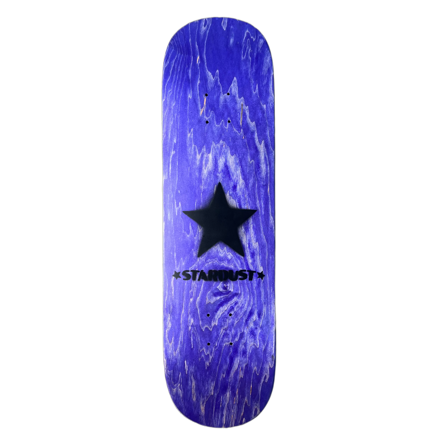 Stardust Matte Black Star Deck 8.5" Purple (Full Cut)