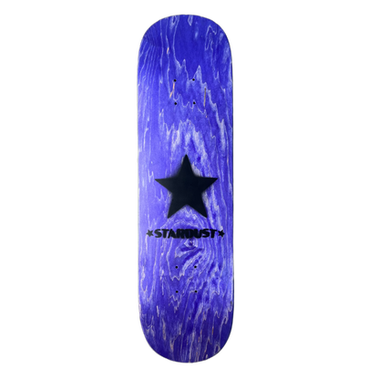 Stardust Matte Black Star Deck 8.5" Purple (Full Cut)