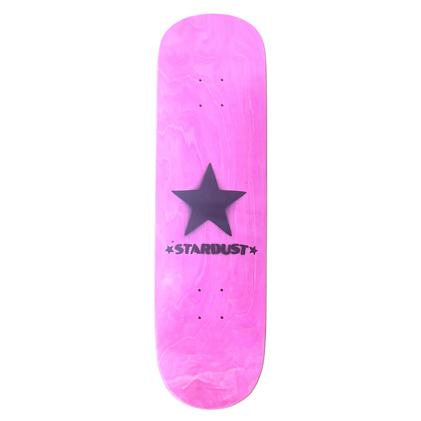 Stardust Matte Black Star Deck 8.375" Pink (Full Cut)