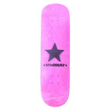 Stardust Matte Black Star Deck 8.375" Pink (Full Cut)