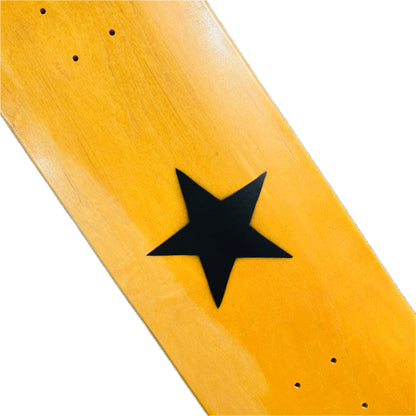 Stardust Matte Black Star Deck 003 9.0" Yellow (Full Cut)