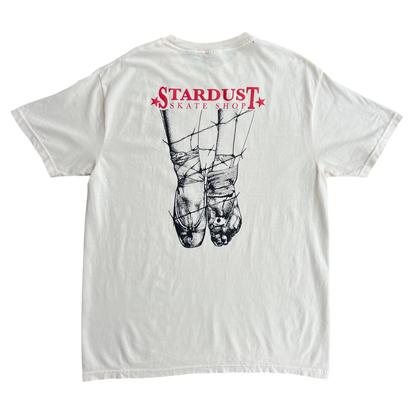 Stardust Skate Shop "Ballerina" Short Sleeve Tee 034 Natural / Bright Red / Black