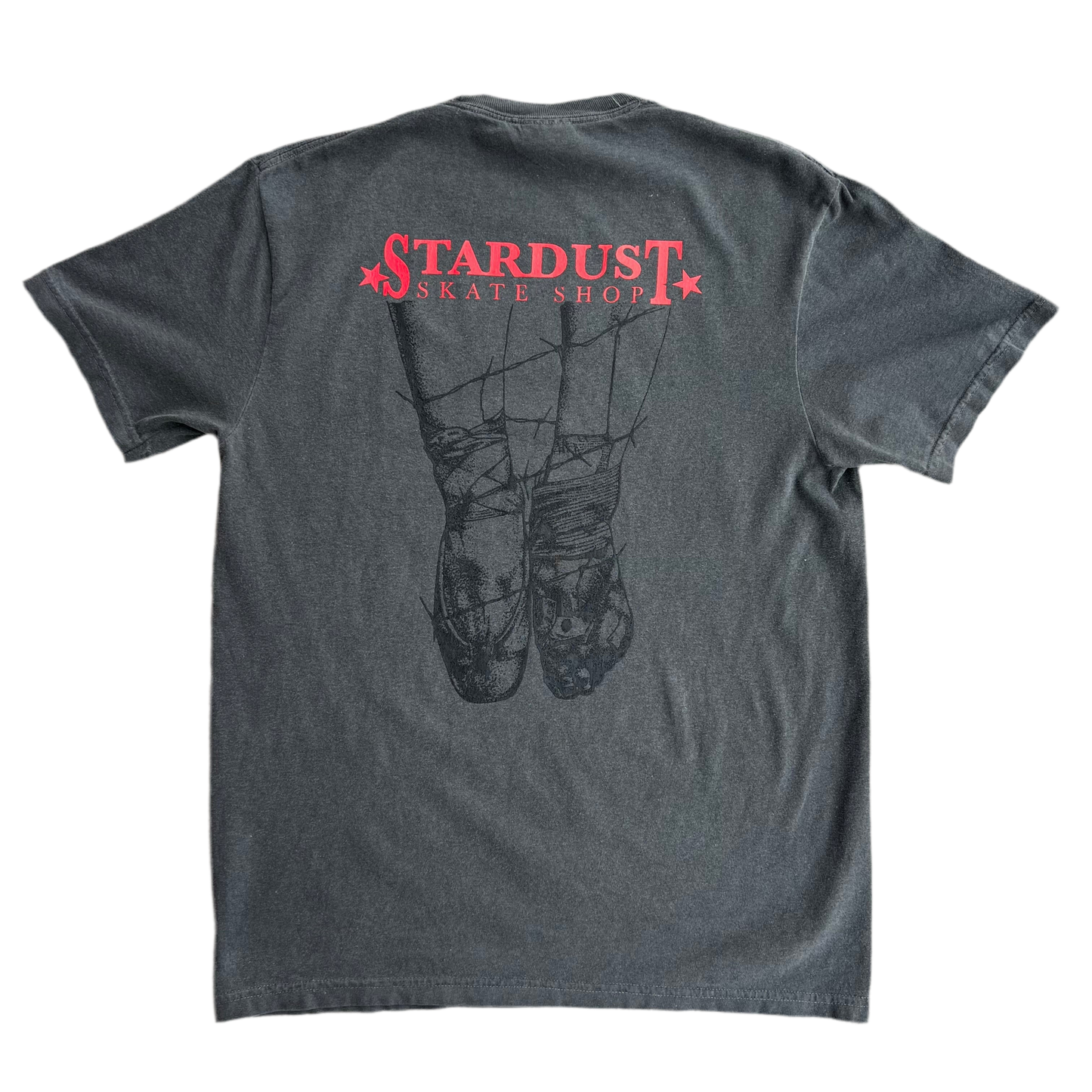 Stardust Skate Shop "Ballerina" Short Sleeve Tee 034 Pepper / Bright Red / Black