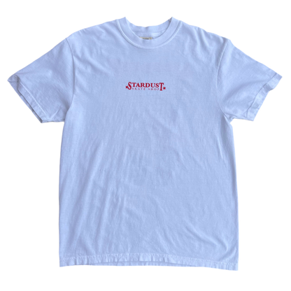 Stardust Skate Shop "Ballerina" Short Sleeve Tee 034 White / Bright Red / Black