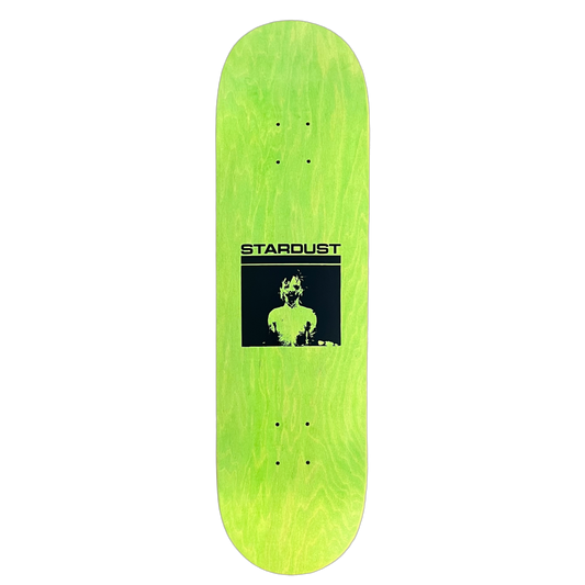 Stardust "Mask" Deck 023 8.5" Green Veneer / Matte Black (Standard Cut) (Screenprinted)