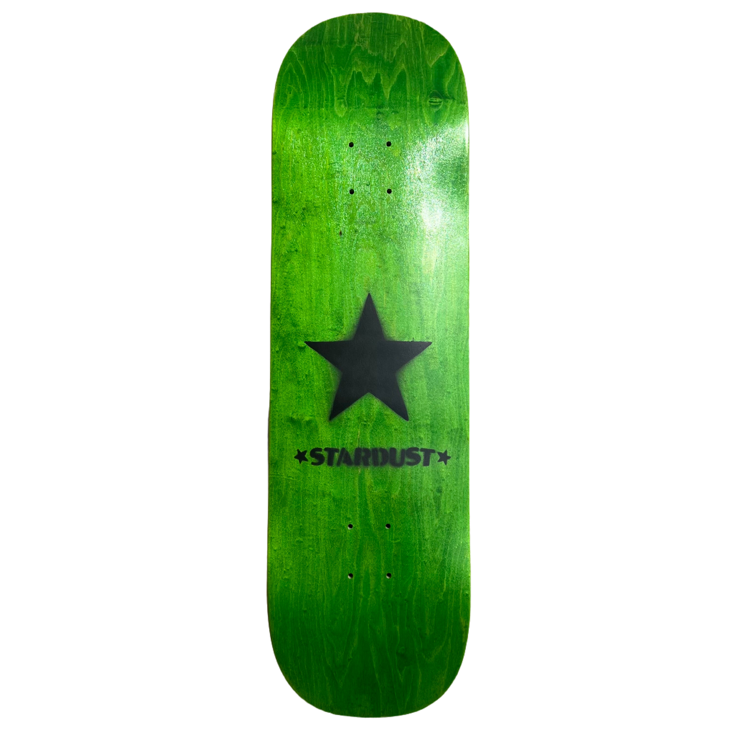 Stardust Matte Black Star Deck 8.75" Green (Full Cut)