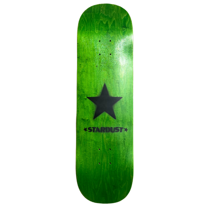 Stardust Matte Black Star Deck 8.75" Green (Full Cut)