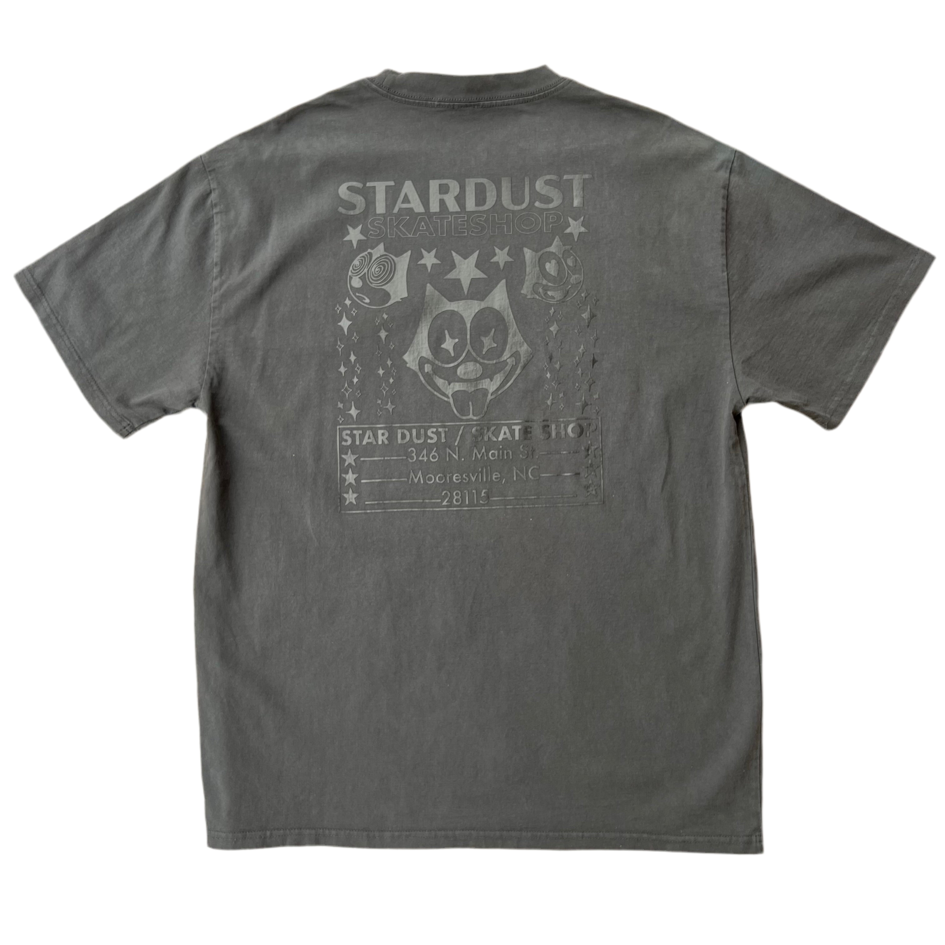 Stardust Skate Shop Felix Tee 012 Faded Black / Black