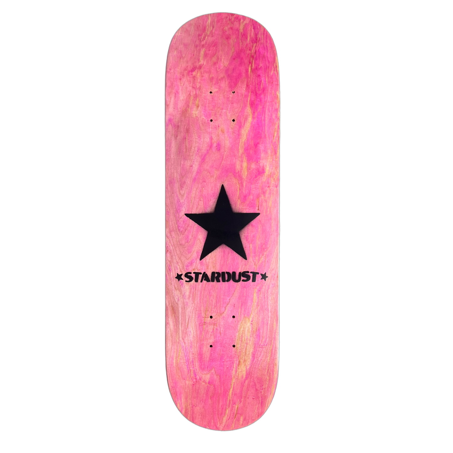 Stardust Matte Black Star Deck 8.75" Pink (Full Cut)