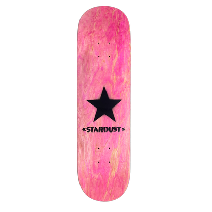 Stardust Matte Black Star Deck 8.75" Pink (Full Cut)