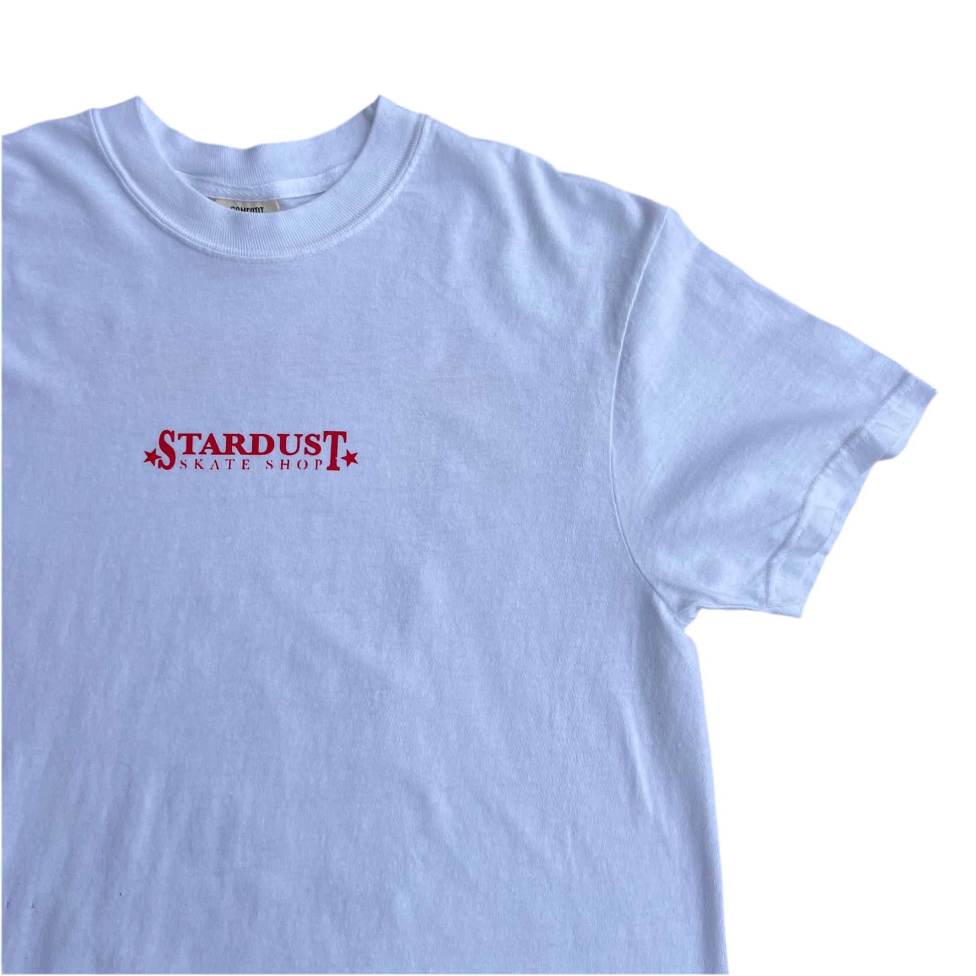 Stardust Skate Shop "Ballerina" Short Sleeve Tee 034 White / Bright Red / Black