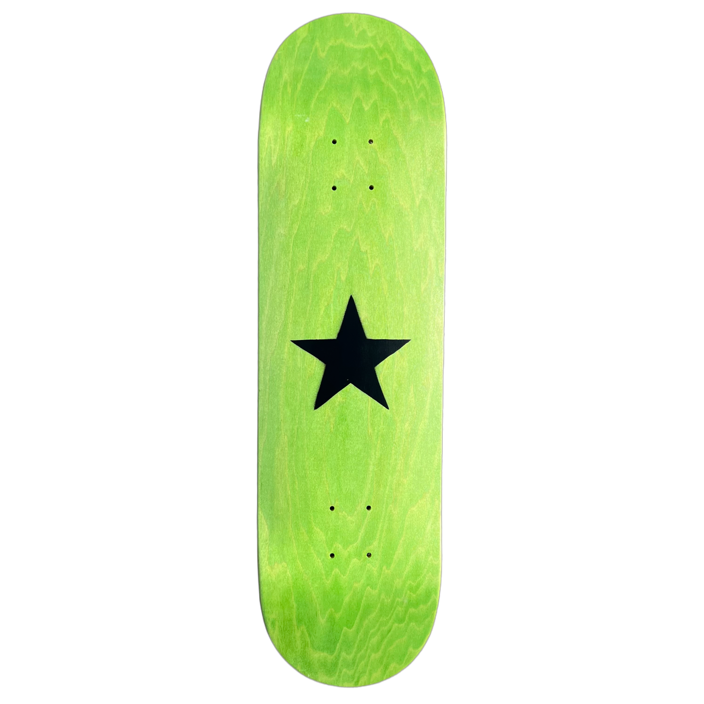 Stardust Matte Black Star Deck 003 8.5" Green (Standard Cut)