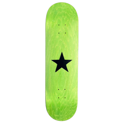 Stardust Matte Black Star Deck 003 8.5" Green (Standard Cut)