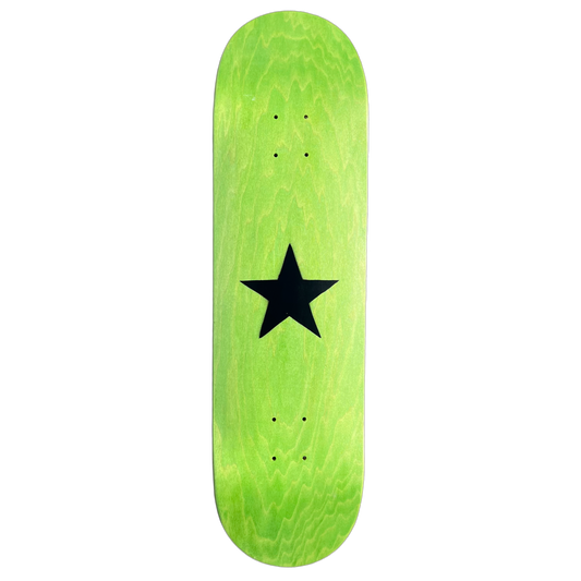 Stardust Matte Black Star Deck 003 8.5" Green (Standard Cut)