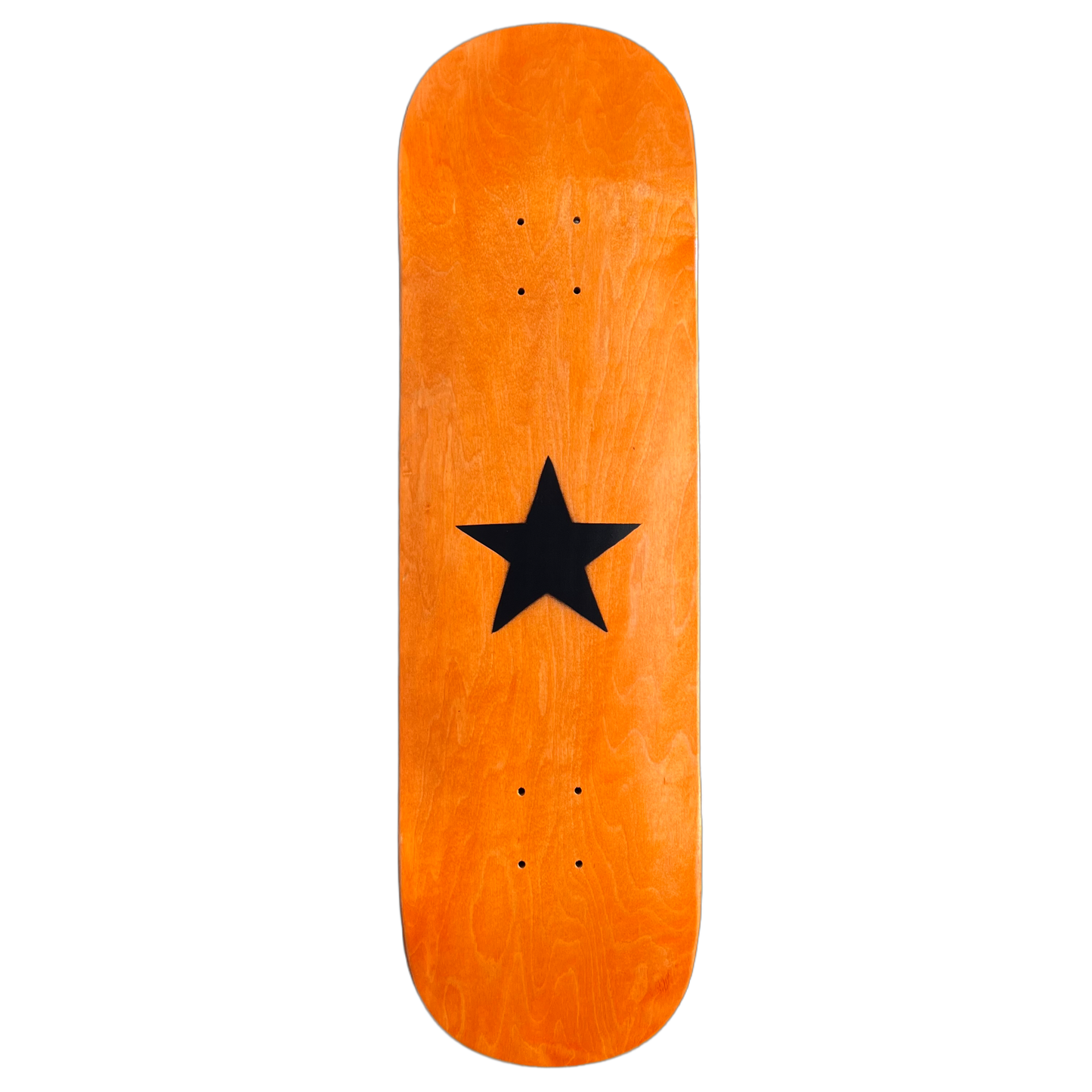 Stardust Matte Black Star Deck 003 9.0" Orange (Full Cut)