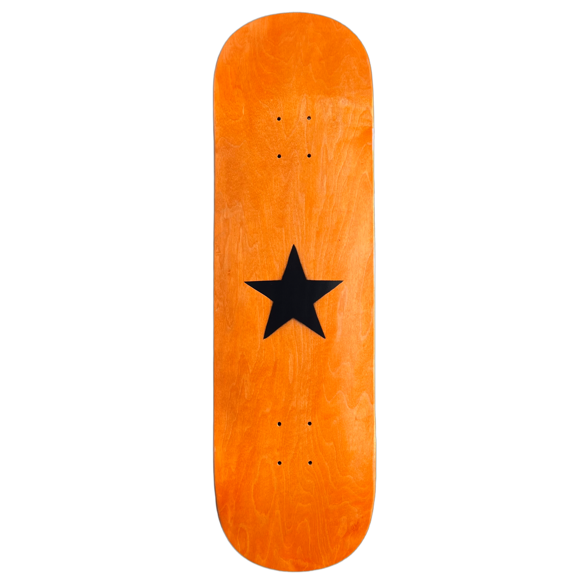 Stardust Matte Black Star Deck 003 9.0" Orange (Full Cut)