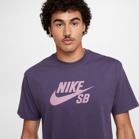 Nike SB Logo T-Shirt Dark Raisin