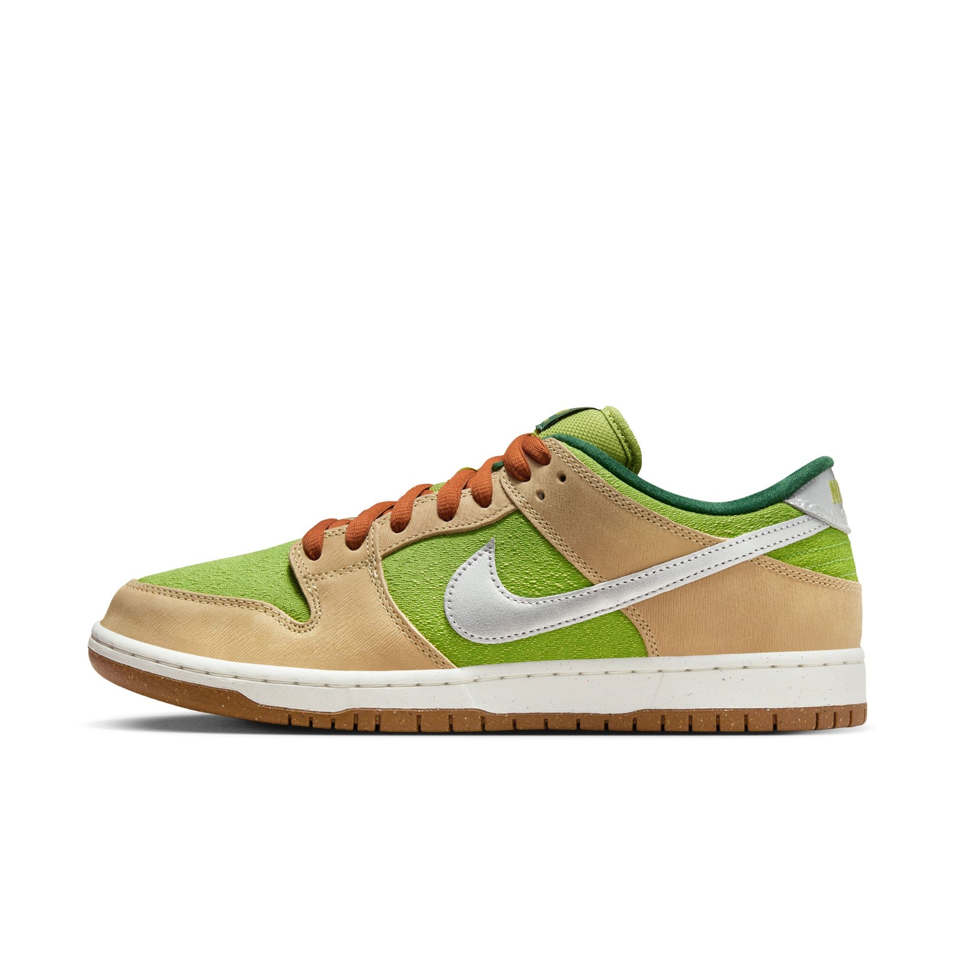 Nike SB Dunk Low Pro "Escargot" Sesame / Metallic Silver - Pear - Fir