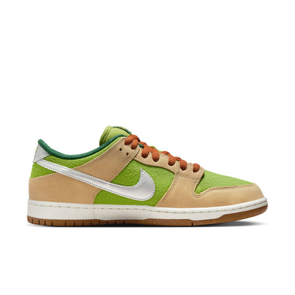 Nike SB Dunk Low Pro "Escargot" Sesame / Metallic Silver - Pear - Fir