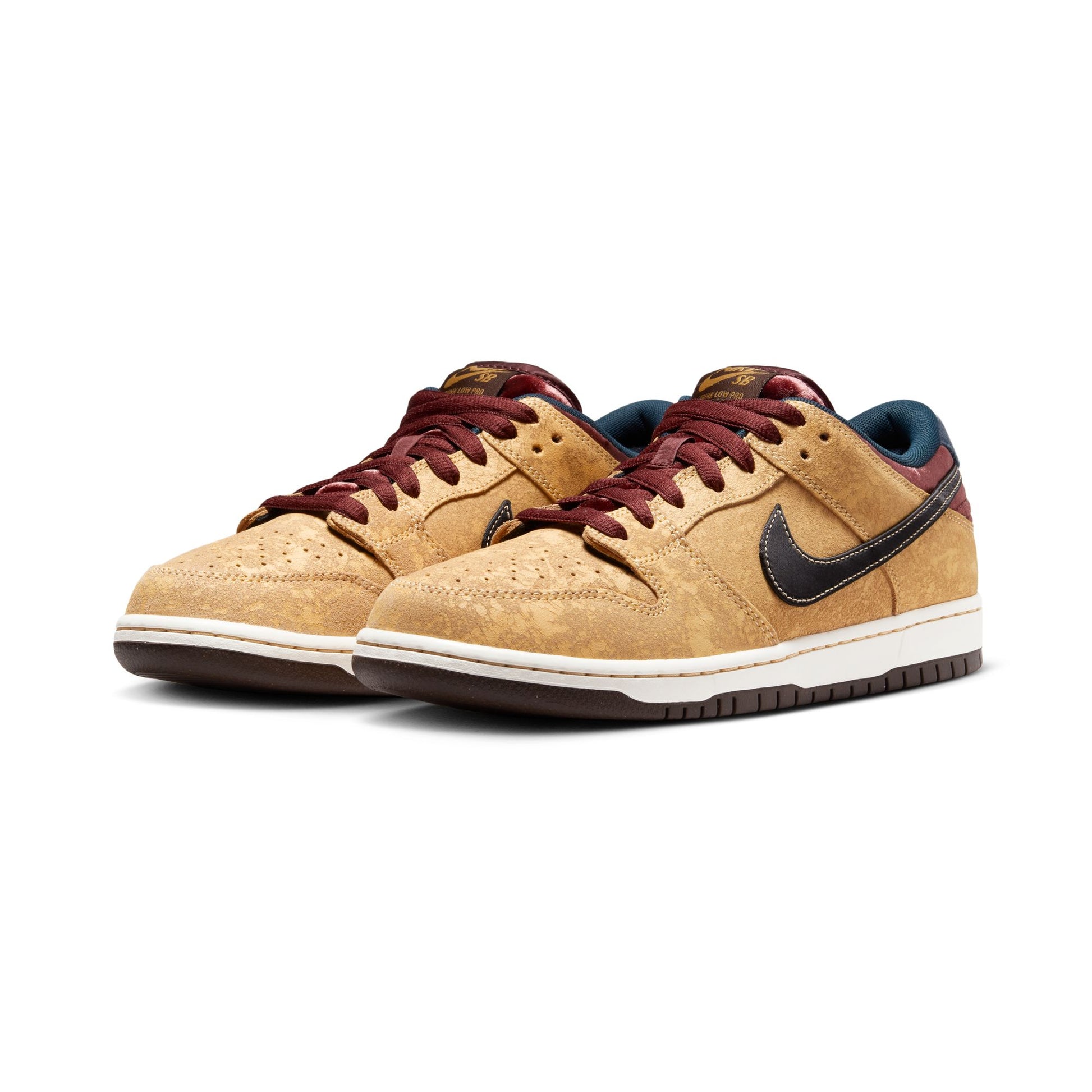 Nike SB Dunk Low Pro "City Of Cinema" Celestial Gold / Black - Dark Team Red FZ1278-200