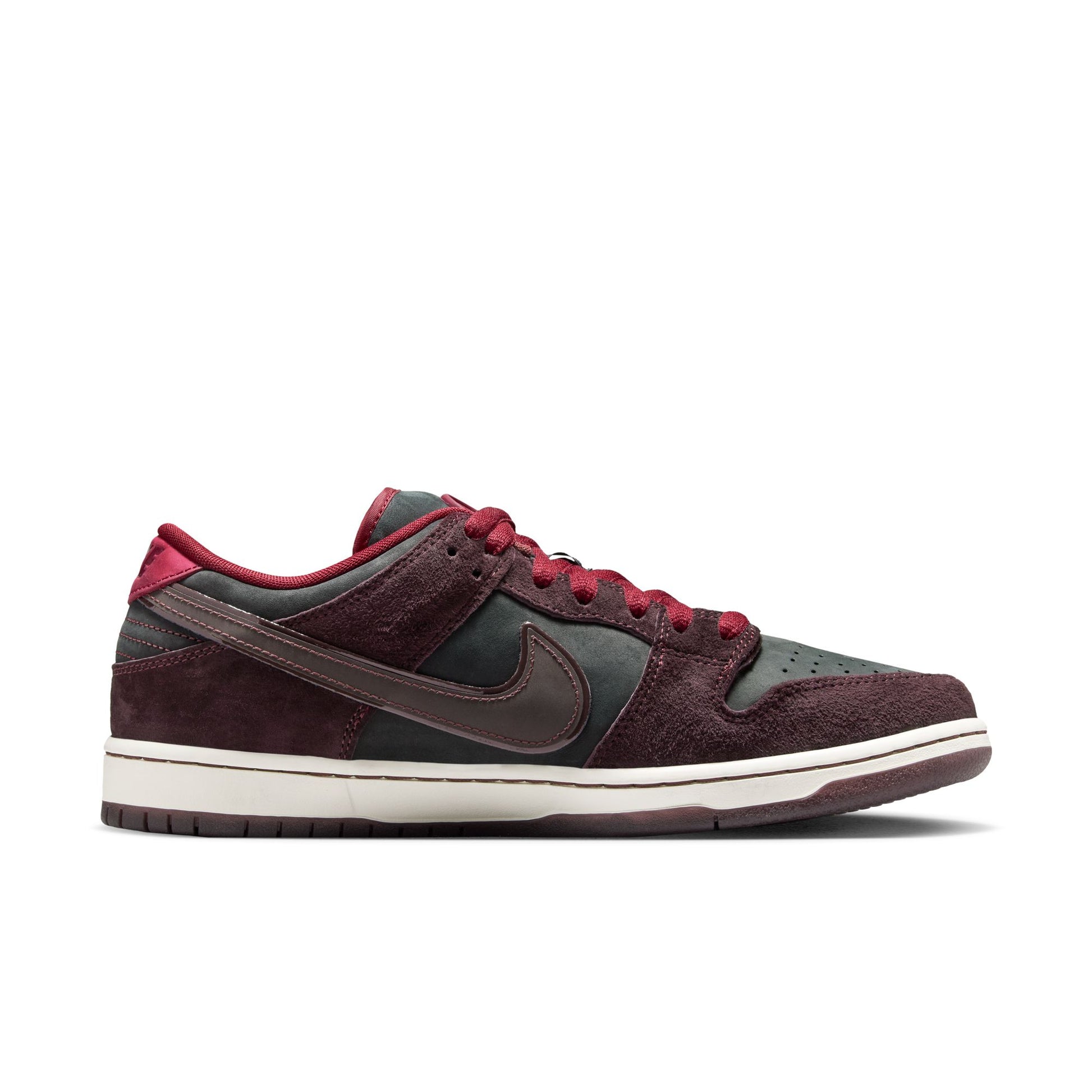 Nike SB x Riot Skate Shop Dunk Low Pro Mahogany / Dark Beetroot - Team Red - Sail FZ1289-200