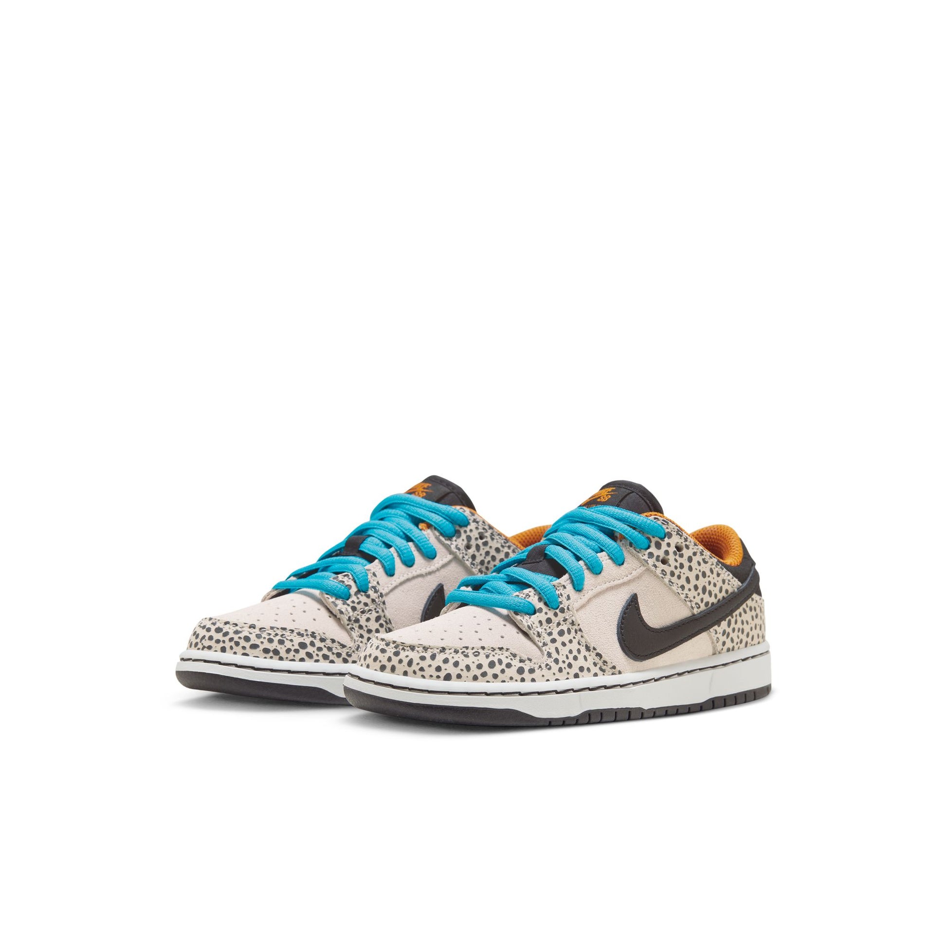 Nike SB "Electric Pack" "Olympic Safari" Dunk Low Pro PS Kids Phantom / Black - Black Monarch HF7841-001