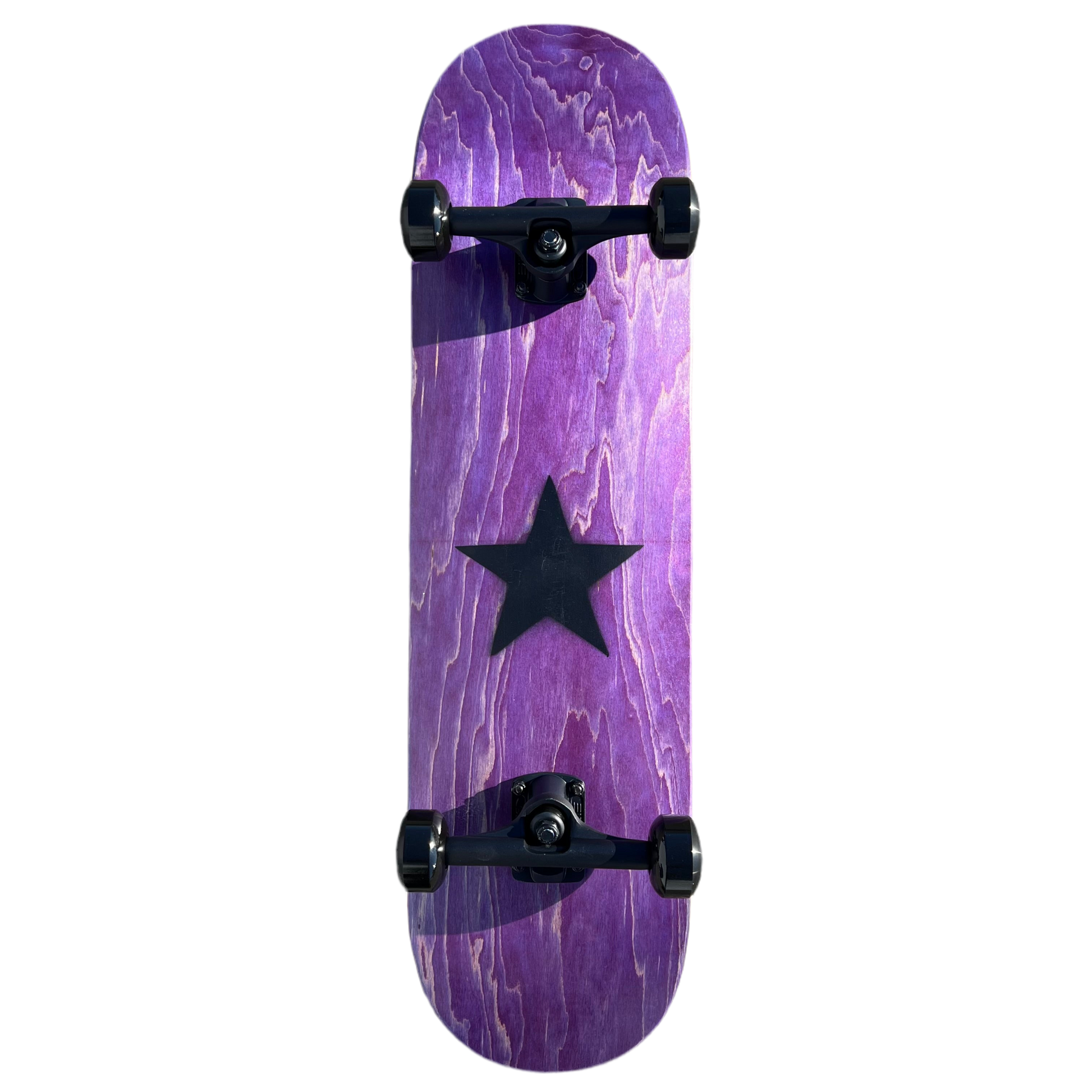 Stardust Matte Black Star Pre-Built Complete 003 8.25" x 32.125" Purple (Standard Cut)