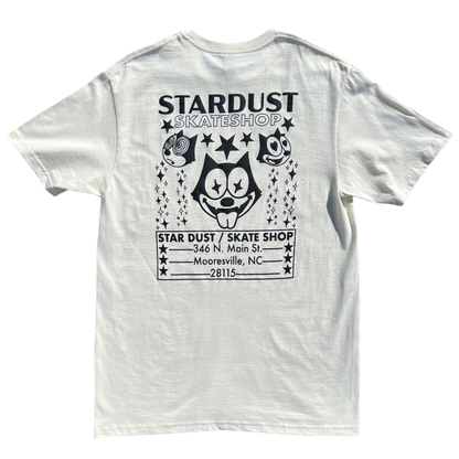 Stardust Skate Shop Felix Tee 012 Off White / Black