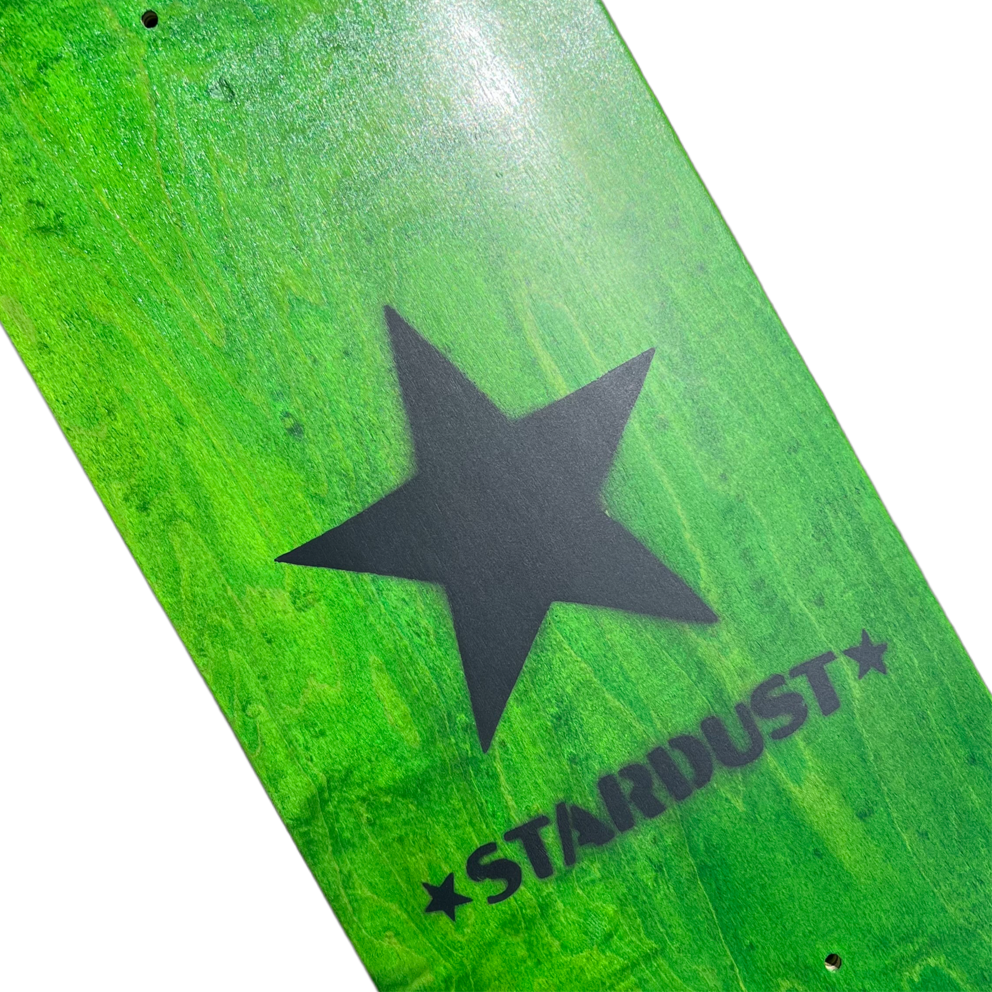 Stardust Matte Black Star Deck 8.75" Green (Full Cut)