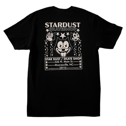 Stardust Skate Shop Felix Tee 012 Black / White