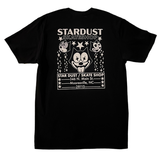 Stardust Skate Shop Felix Tee 012 Black / White