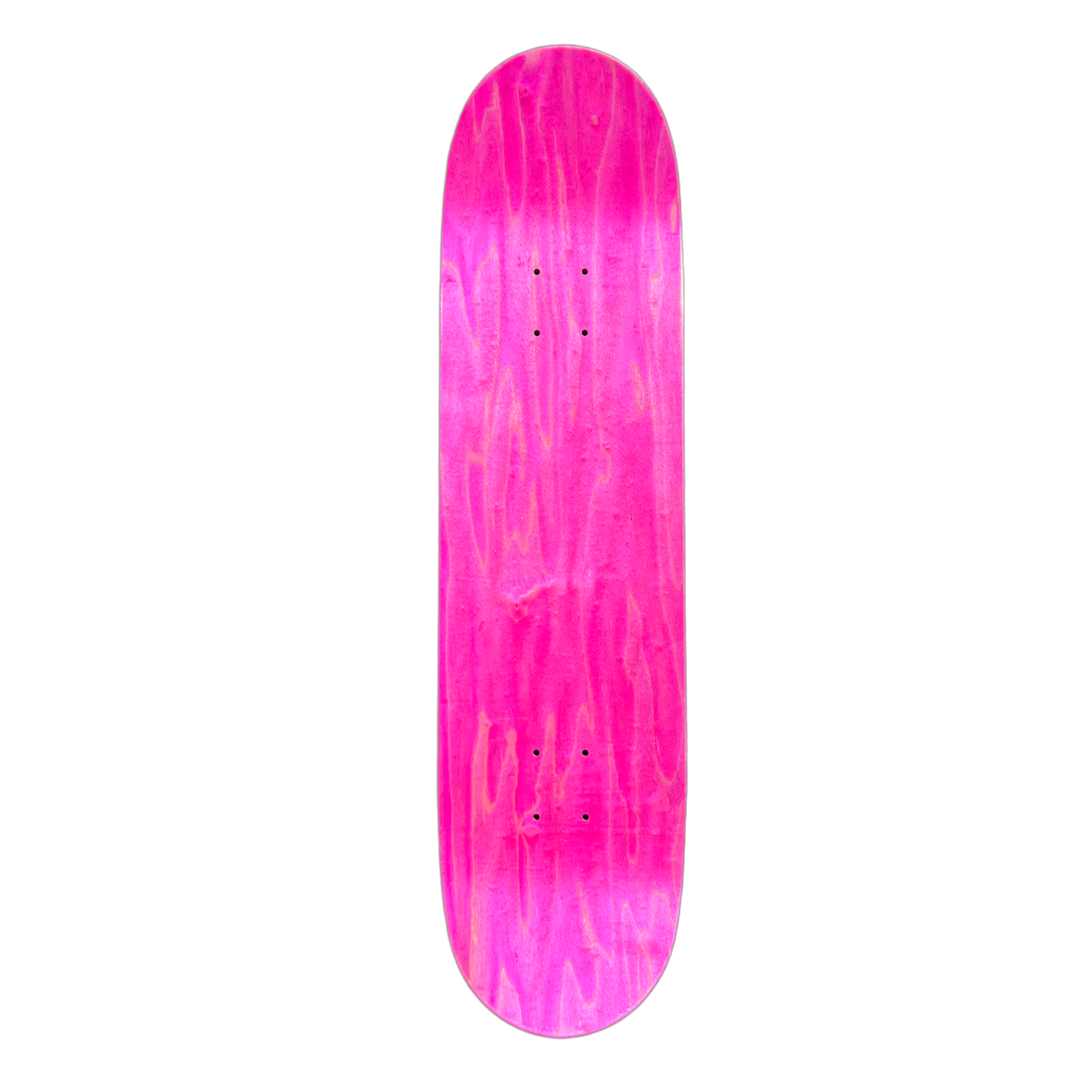 Stardust "Mask" Deck 023 8.5" Pink Veneer / Matte Black (Standard Cut) (Screenprinted)