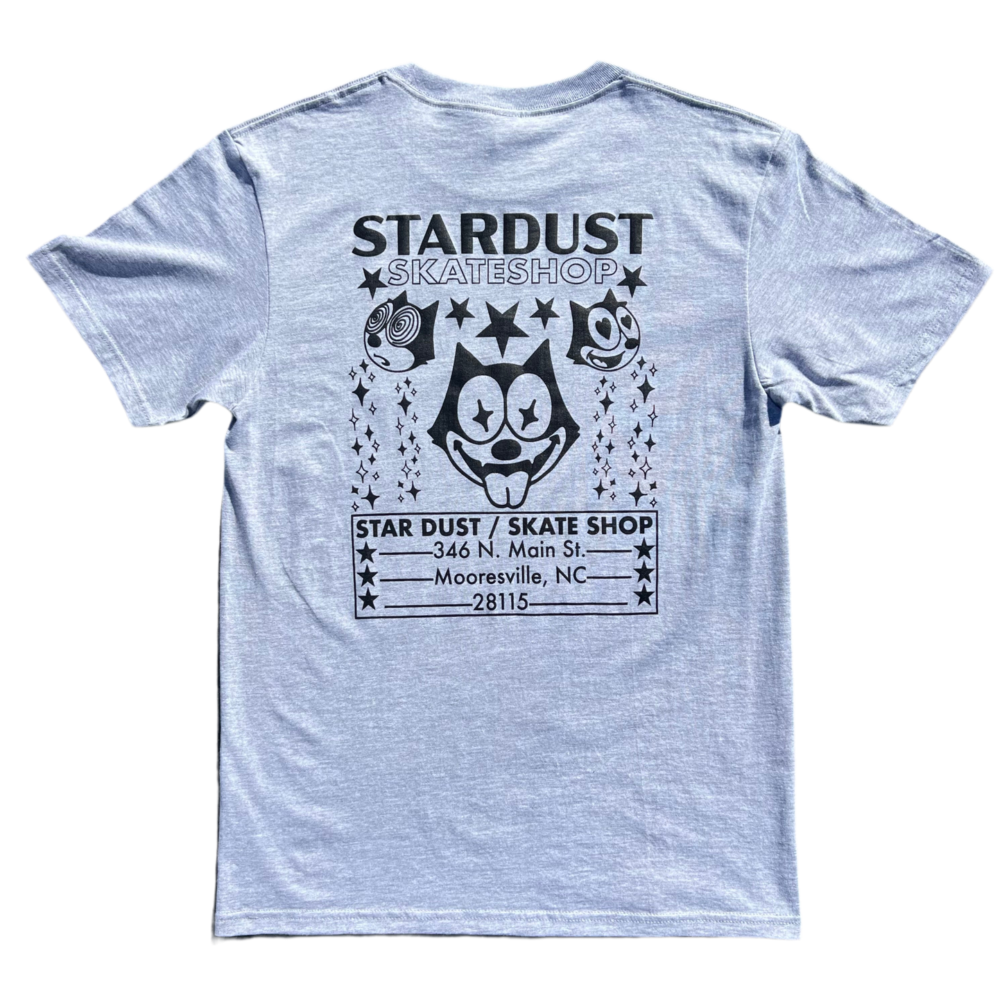 Stardust Skate Shop Felix Tee 012 Sport Grey / Black