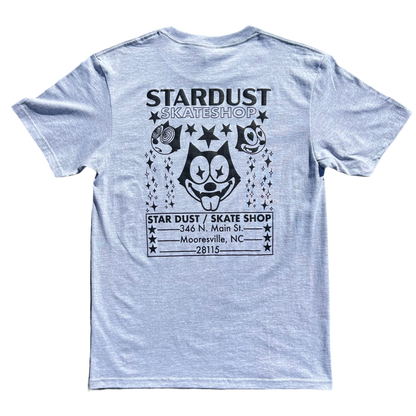 Stardust Skate Shop Felix Tee 012 Sport Grey / Black