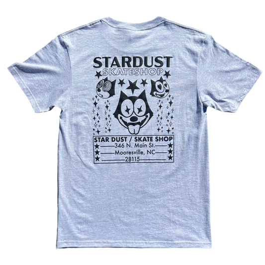 Stardust Skate Shop Felix Tee 012 Sport Grey / Black